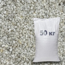 Белый мрамор для каменного ковра мешок 50 кг (2-5 мм)